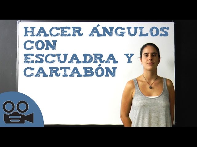 Drawing angles with a set square and protractor
