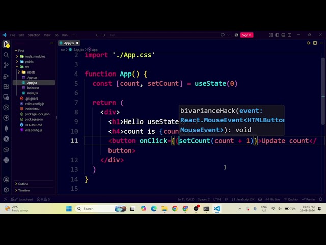 useState Hook in React JS Explained | State Management with Practical Example | React Tutorial