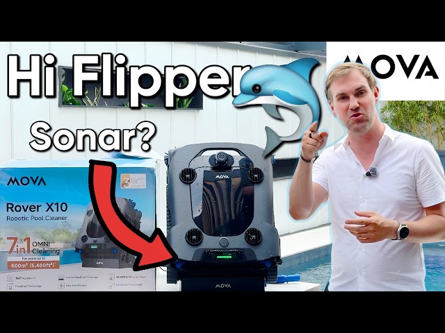 Sonar communication with a pool robot?! | MOVA ROVER X10 Review & Unboxing