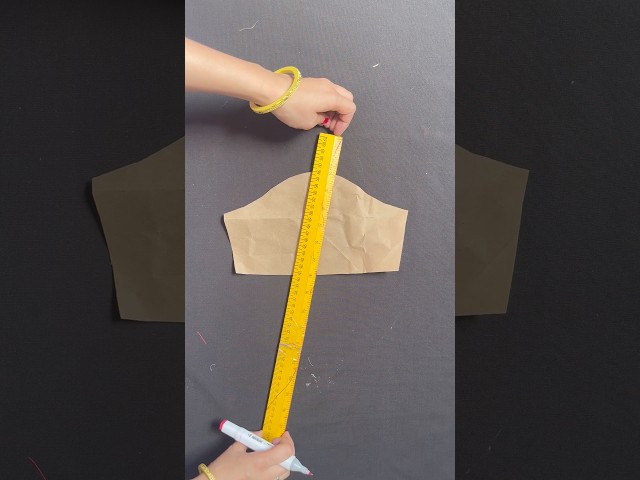 Sleeves that make you in style✂️#shorts #viral #tutorial #stitch #stitching #sewing #sleevesdesign
