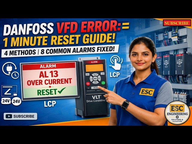 Danfoss VFD Error Reset & Troubleshooting Guide | VLT FC 302, FC 102 & FC 51