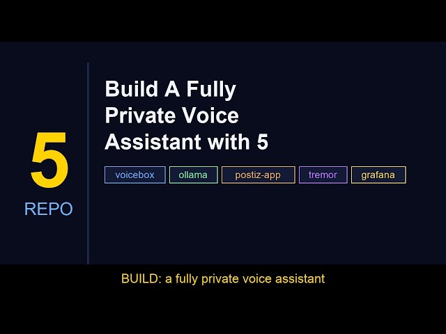 Build a Private Voice Assistant with Voicebox, Ollama & More
