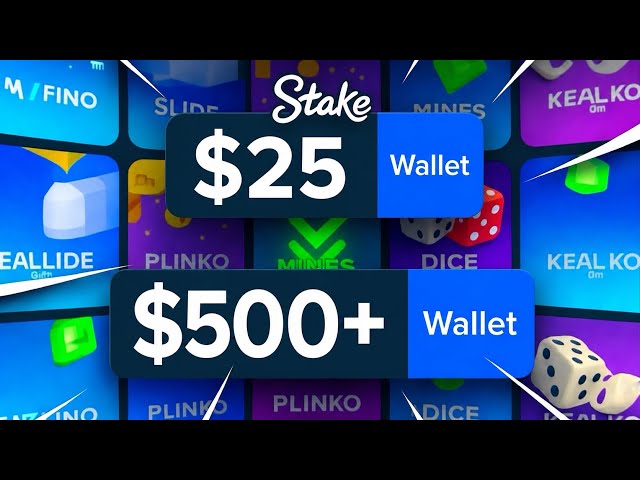 TURNING $25 INTO $500 IN 20MINUTES on Stake!