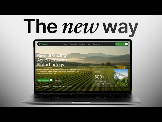 The NEW WAY of Web Design in 2026