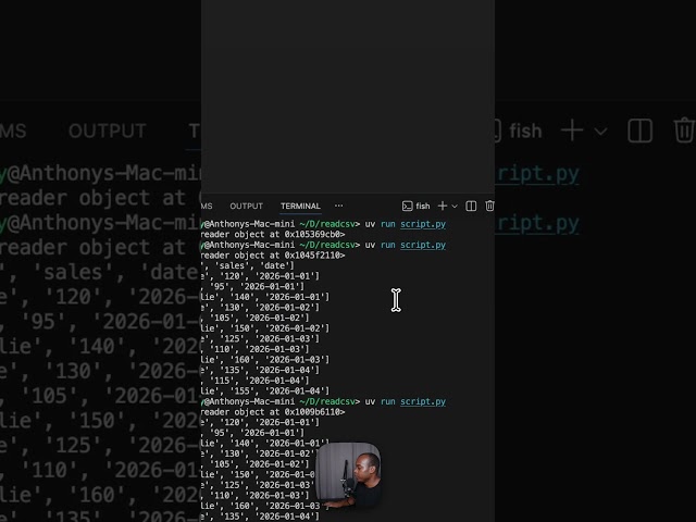 This is how you read CSV files in Python