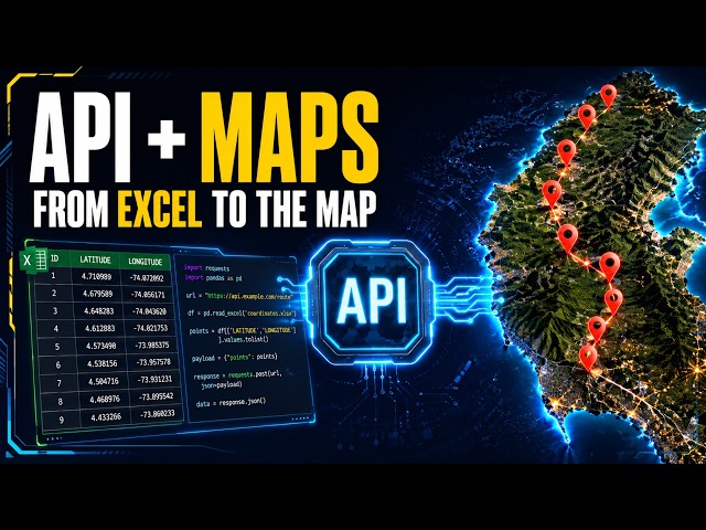 What Is an API? A Practical Example with Google Maps, Excel, and Python
