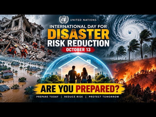 International Day for Disaster Risk Reduction | Oct 13 #weather #geography #survival #documentary