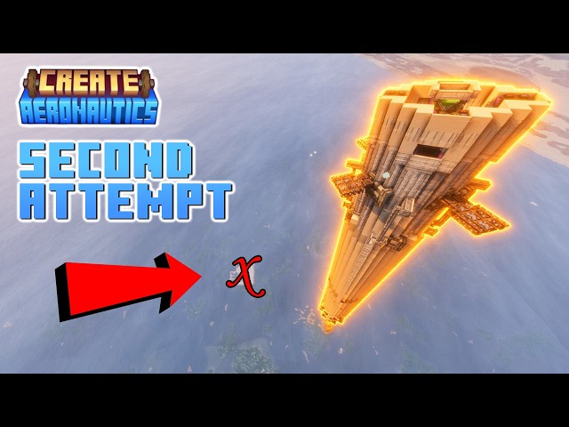 Automated Rocket Lander in Minecraft Create Aeronautics