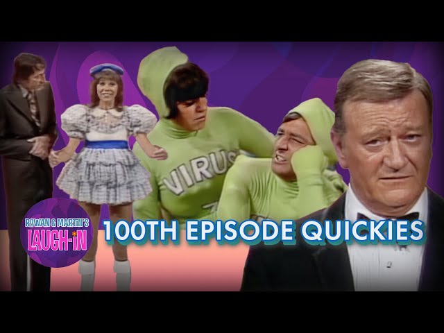 100th Episode Quickies | Rowan & Martin's Laugh-In