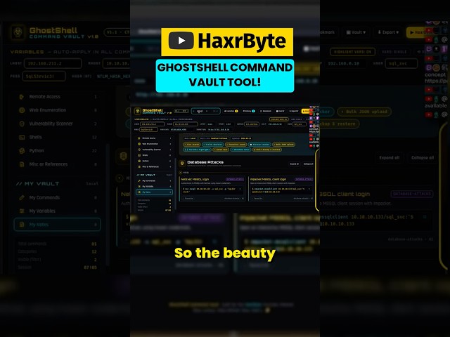 GhostShell Command Vault: Copy and Run with Ease! #shorts