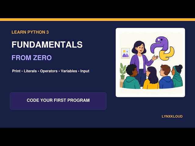 1. Python 3 Fundamentals