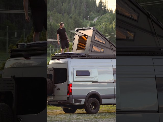 Hard Side Carbon Fiber Roof Tent #fyp #diy #camping
