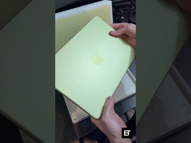 Unboxing The Macbook Citrus Neo #macbookneo #MacBook #macbookneounboxing
