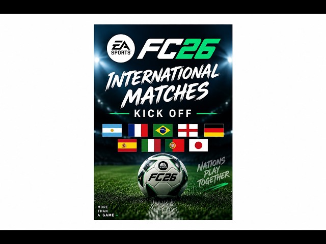 FC26 International Matches: Kick Off ⚽🌍