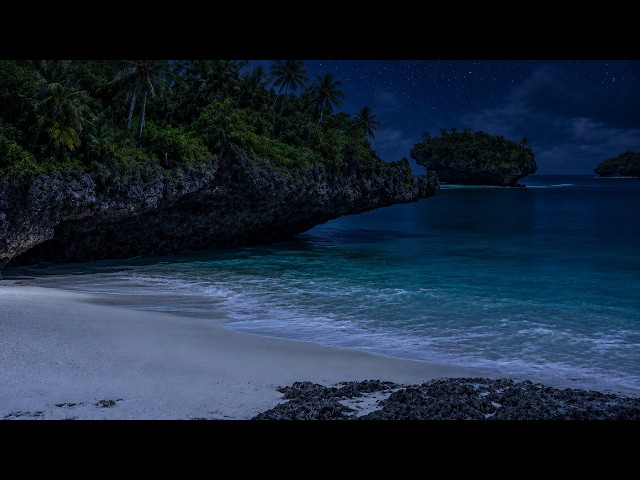🔴 ON AIR · Water Sounds for Anxiety Relief · Midnight Shore · Indonesia