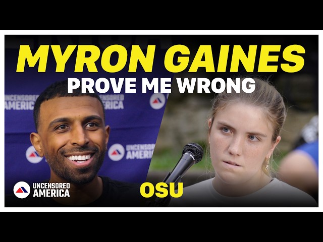 MYRON GAINES Debates Students at Ohio State FULL DEBATE LINK IN DESCRIPTION