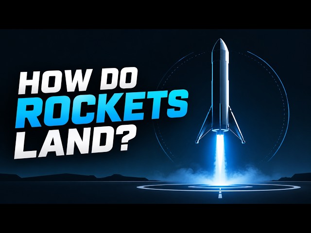 How Do Rockets Land Without Falling? | Python Simulation