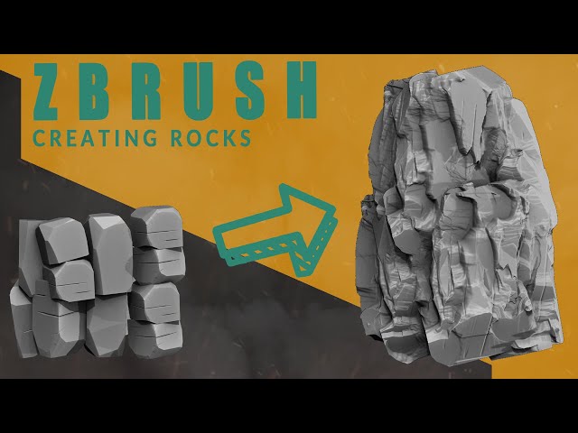 ZBrush Quick Tip Series: ROCK CREATION, REALISTIC AND STYLIZED!!!