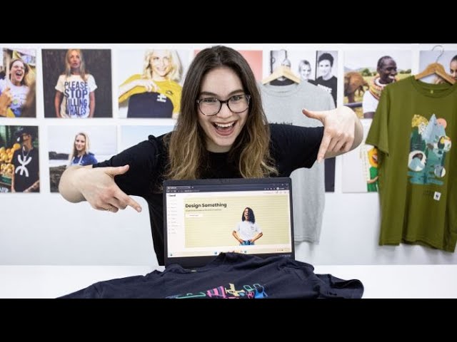 A quick tour of Teemill's store builder - print on demand with a free website