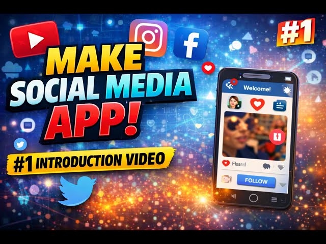 How to Create a Social Media App in Android (Java) #1