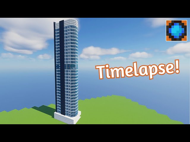 Minecraft Sksyscraper Build Timelapse