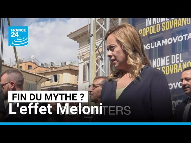 L'Effet Meloni : trois ans après, les Italiens jugent son bilan • FRANCE 24