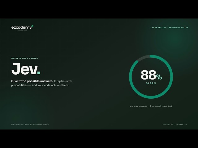 Jev Explained: The AI That Never Writes — TypeSafe Beginner Guide