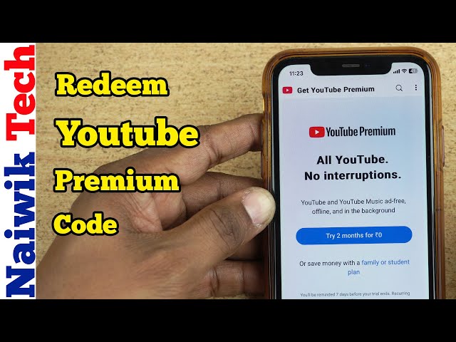 How to Redeem Youtube Premium Code in 2025