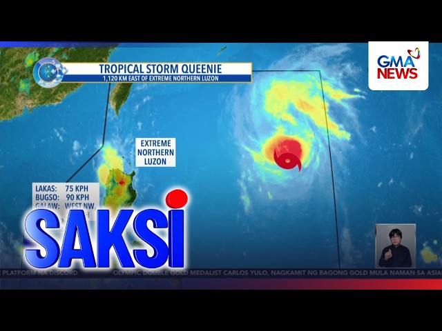 Bagyong Queenie, posible pang lumakas bilang typhoon | Saksi