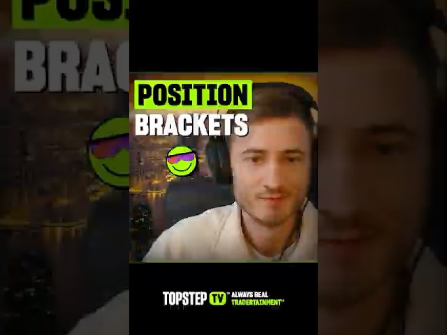 Position Brackets in TopstepX! #shorts