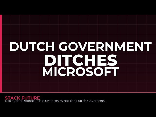 NixOS and Reproducible Systems: What the Dutch Government's Microsoft Alternative Gets Right
