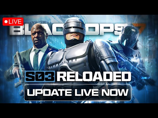 BLACK OPS 7 SEASON 3 RELOADED DLC UPDATE LIVE.. (ACT 2, FREERUN, TOTENREICH & ROBOCOP)