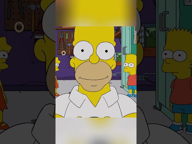 Homer finds a vintage car in the warehouse #anime #animerecap #TheSimpsons