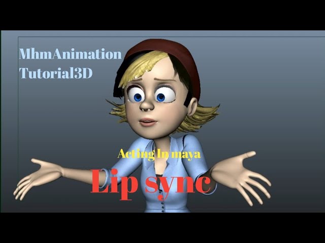 Lip sync in Maya