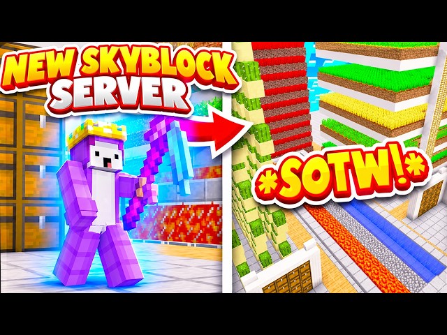 MY *RICHEST* START ON THE *BIGGEST* SKYBLOCK SERVER! (SOTW) | New Minecraft Server | Complex Gaming