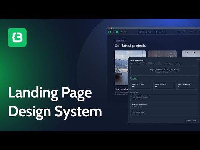 Landing Page Design System: AI-Generated Styles & Synced CSS in CrocoBuilder | Part 2