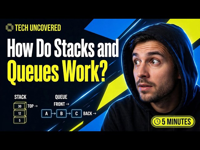 How Do Stacks and Queues Work? | LIFO vs FIFO Explained Simply