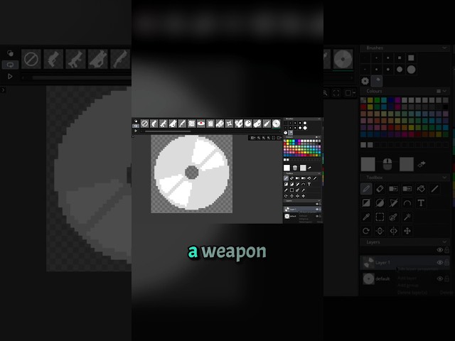 the CD weapon! #indiegame #gamedev #devlog #cds