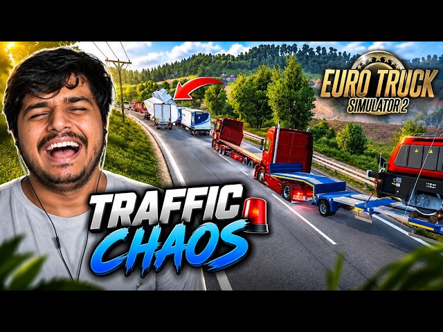 ETS2 Crazy moments Truckers MP!