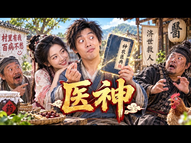 【医神】2026必看喜剧电影💥 穷小子偶得祖传奇书，摇身一变神医，一边行医一边破解反派的巨大阴谋！#movie #Chinese Drama#搞笑