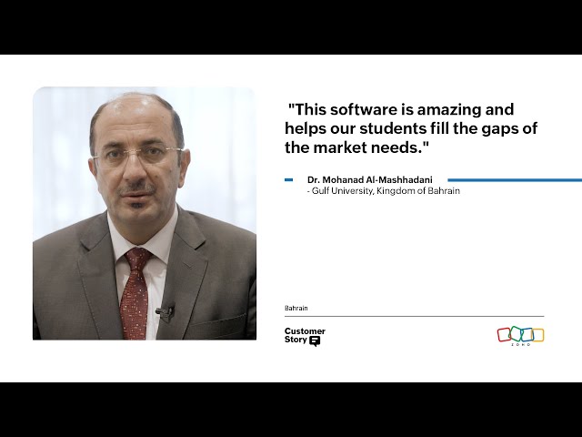 Dr. Mohanad Al- Mashhadani, Gulf university, customer story