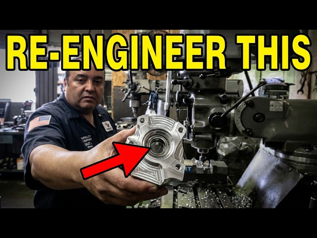 How Would You Redesign This Part? Machinist Challenge #cncmachining #gcode