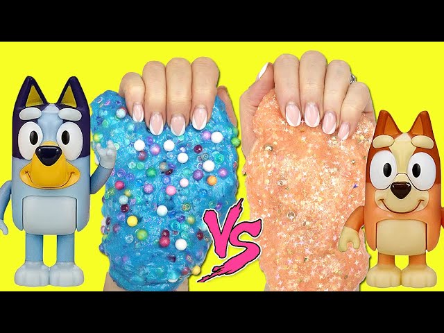 Bluey and Bingo DIY Slime Making and Mixing Tutorial! Crafts for Kids