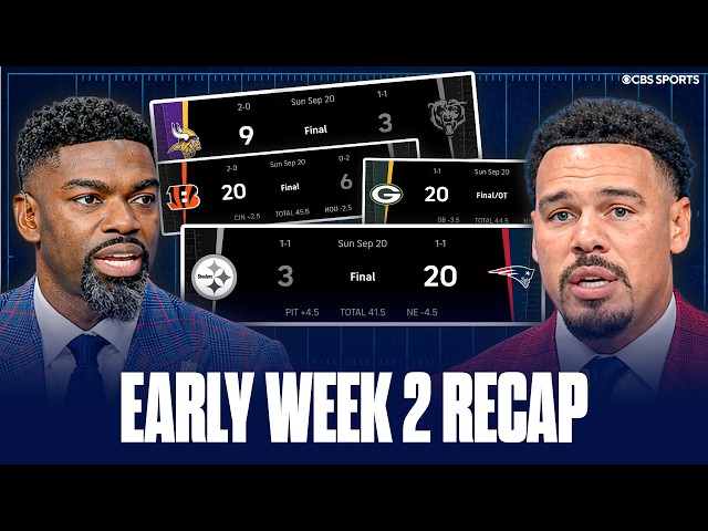Dissecting the SIX BIGGEST storylines across the NFL | Early Week 2 Recap