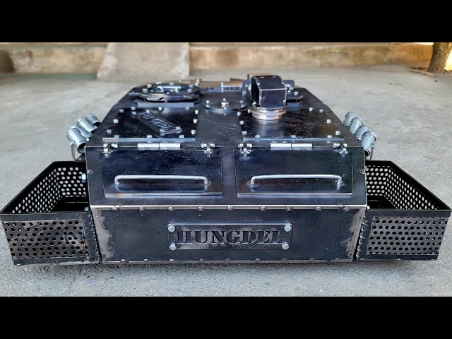 Homemade tank 1/6, part7, update body | rc action homemade