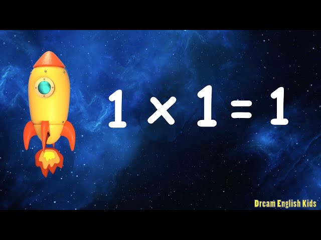 1 Times Table Song | Math, Multiply | Dream English Kids