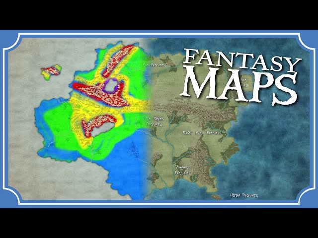 Making Fantasy Maps Episode 1 - Landmasses, Plate Tectonics, Heightmaps & Mountains