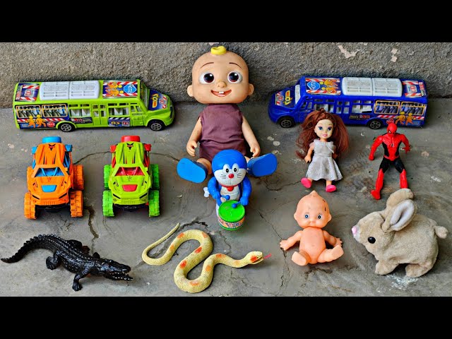 Spiderman or Hulk ne captain america ko apne mini tractor mein ghumaya - gadi wala cartoon video