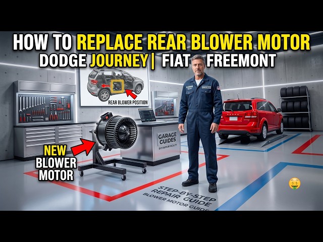 Dodge Journey Rear AC Not Working? Rear Blower Motor Replacement Guide