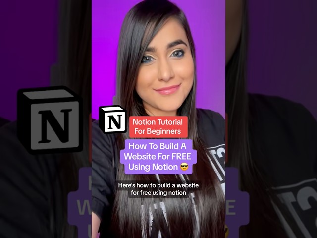How To Create A Website For Free Using Notion! 😎